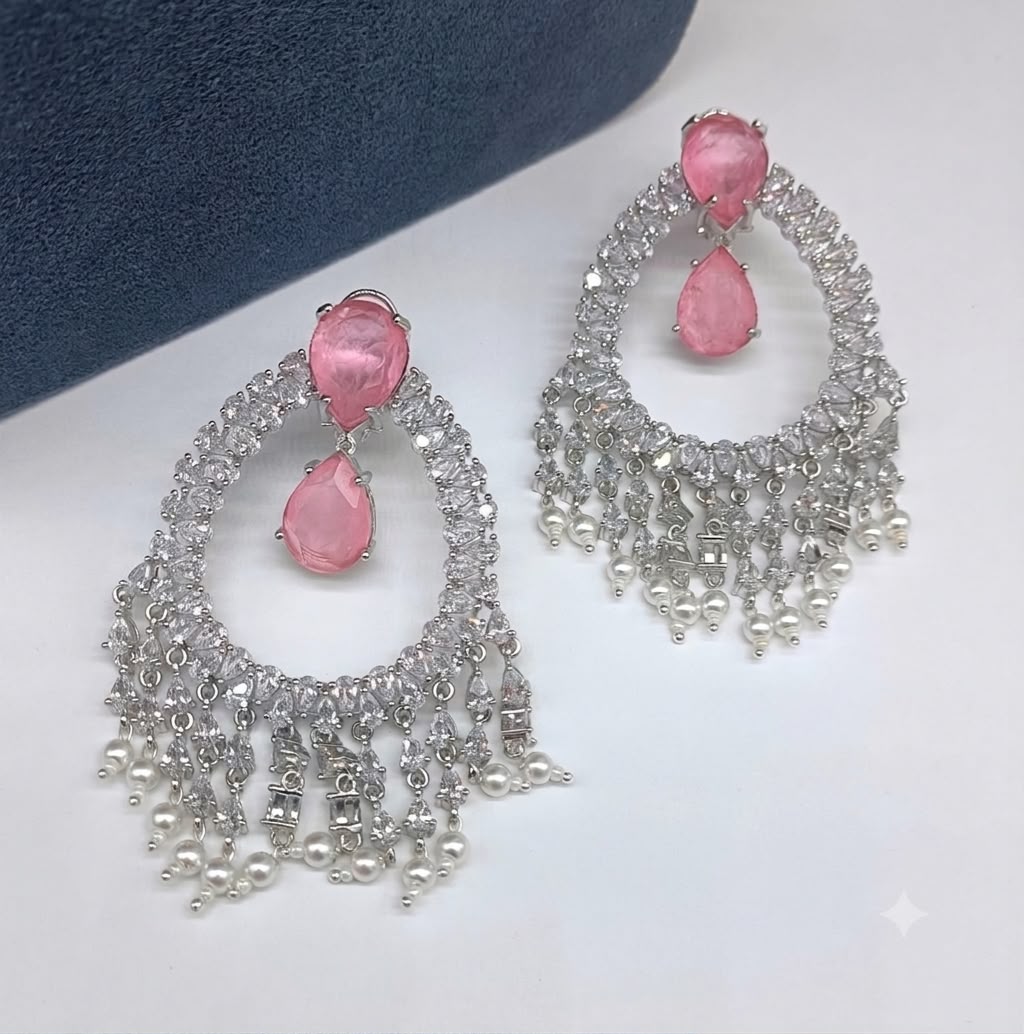 Beautiful Doublet Diamond Chandbali Mention colour names at the time of selection AJ06