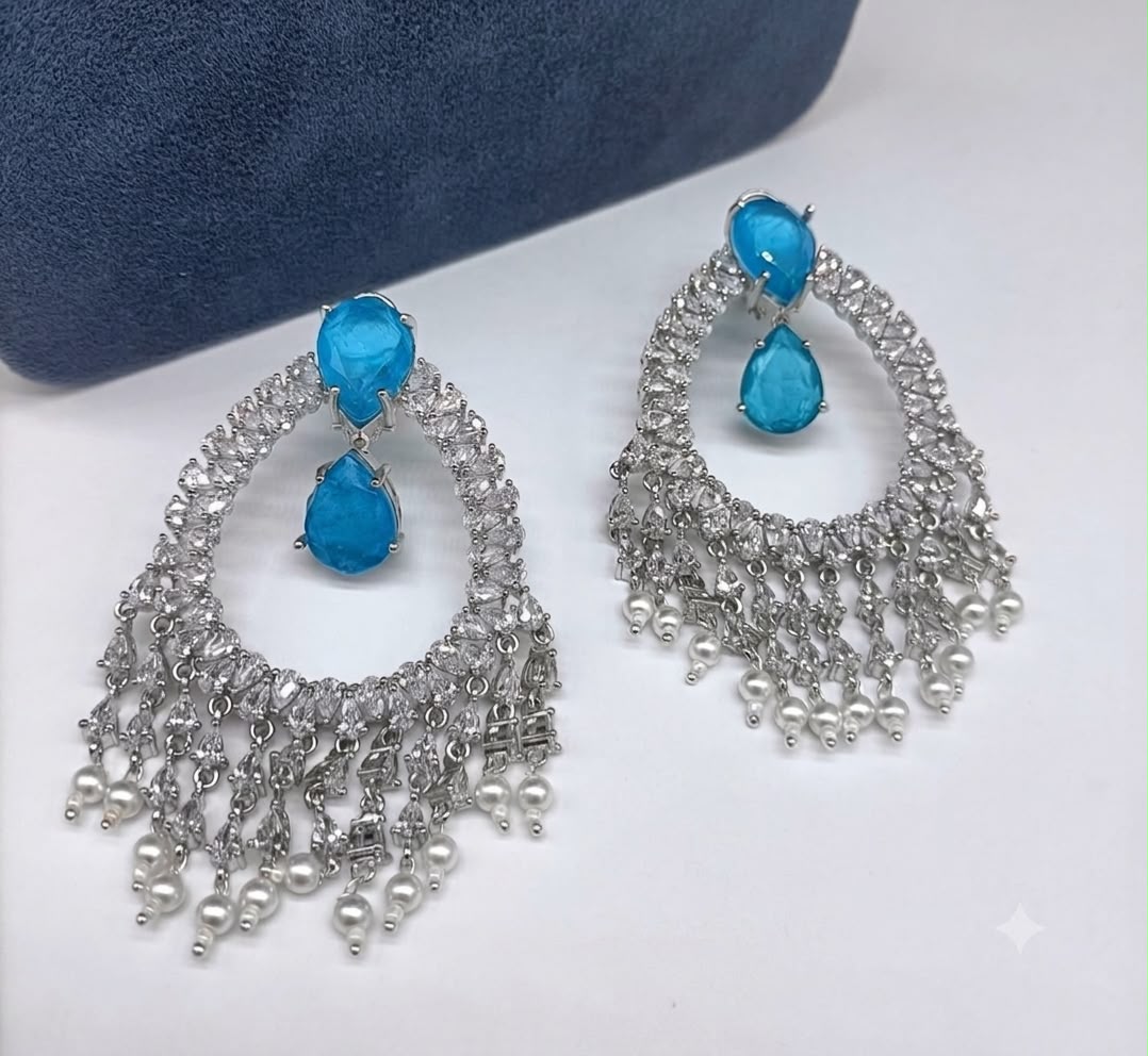 Beautiful Doublet Diamond Chandbali Mention colour names at the time of selection AJ06