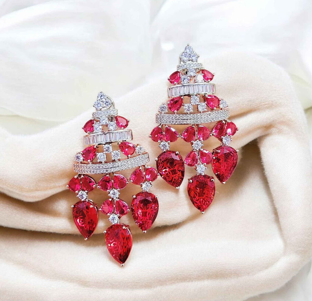 Elegant Exclusive cocktails Danglers in American adiamonds  AJ05
