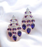 Elegant Exclusive cocktails Danglers in American adiamonds  AJ05