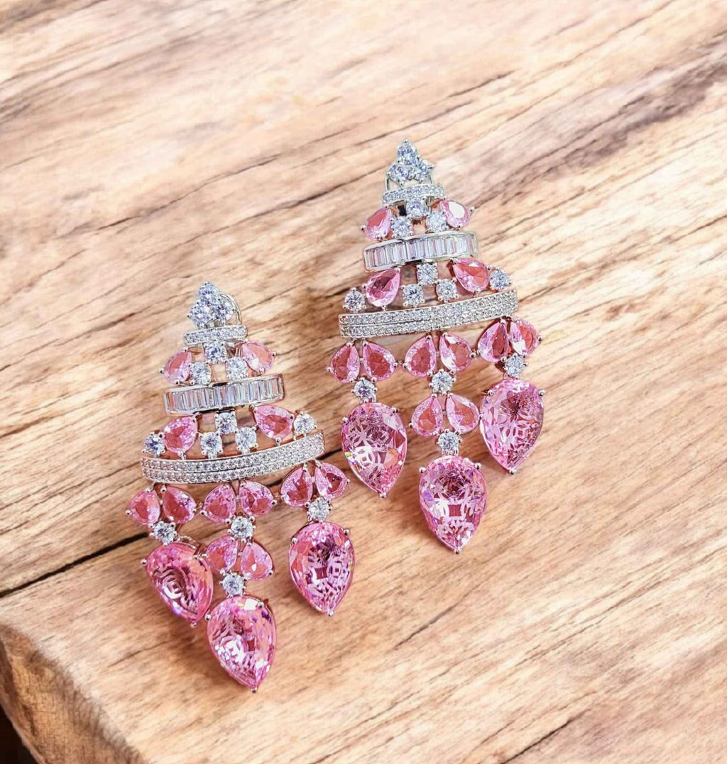 Elegant Exclusive cocktails Danglers in American adiamonds  AJ05