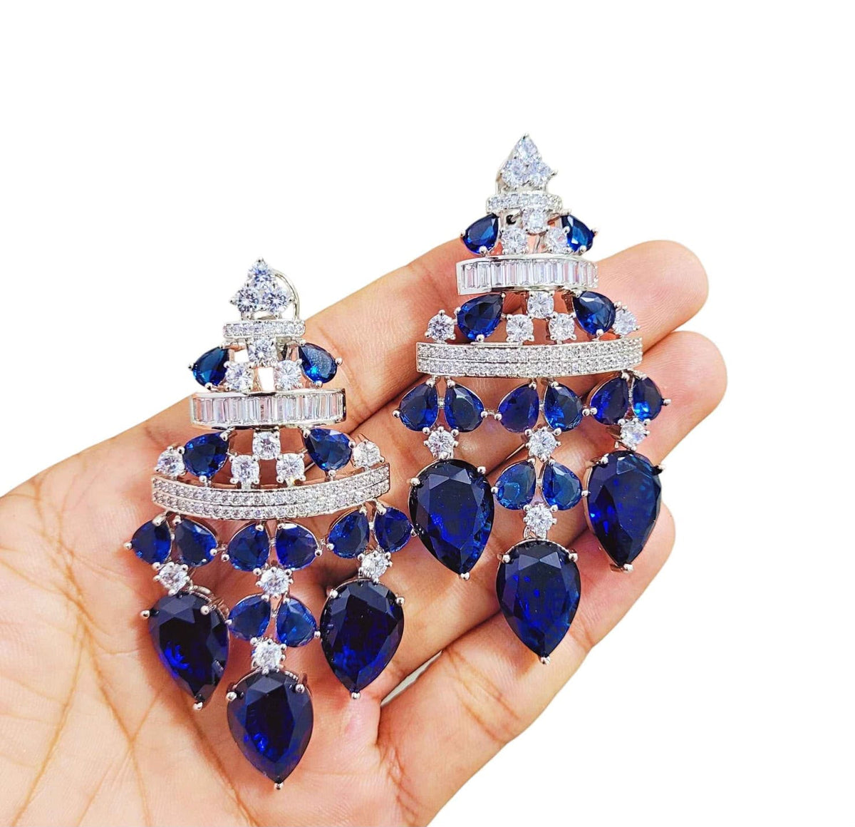 Elegant Exclusive cocktails Danglers in American adiamonds  AJ05