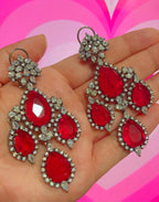 elegant Doublet Diamonds Danglers AJ07
