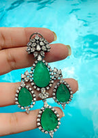 elegant Doublet Diamonds Danglers AJ07
