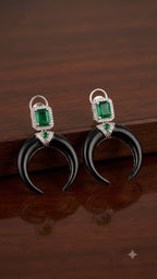 Indo-western Earrings In American diamonds AJ50