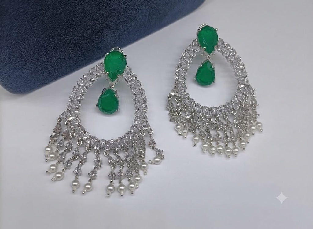 Beautiful Doublet Diamond Chandbali Mention colour names at the time of selection AJ06