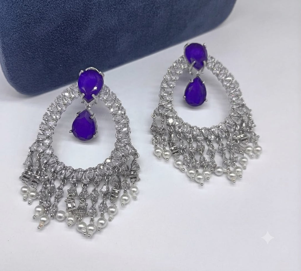 Beautiful Doublet Diamond Chandbali Mention colour names at the time of selection AJ06