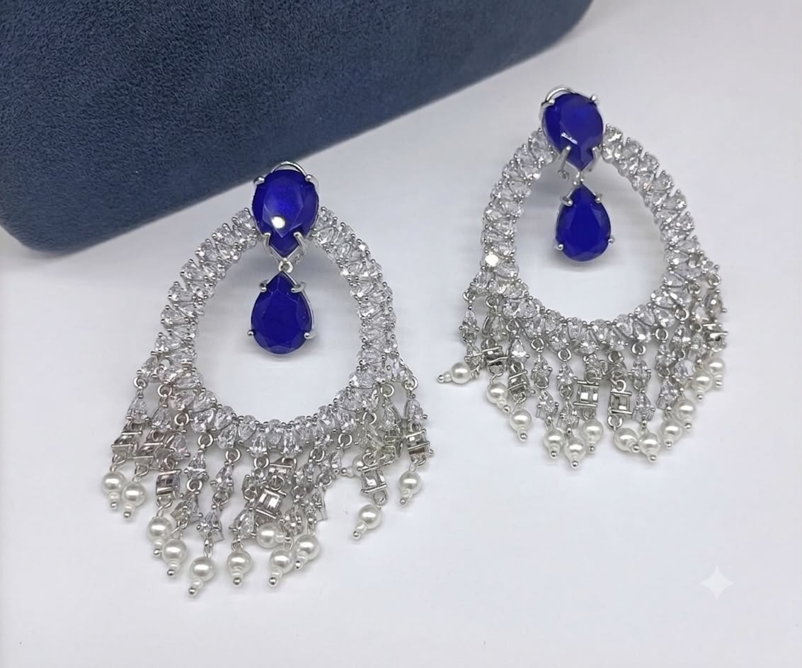 Beautiful Doublet Diamond Chandbali Mention colour names at the time of selection AJ06
