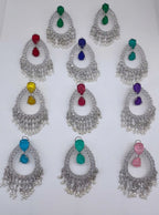 Beautiful Doublet Diamond Chandbali Mention colour names at the time of selection AJ06