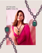 Celebrity Collection American Diamond Necklace with Doublet Diamonds AJ36