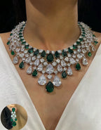 Elegant Celebration Jewellery in American Diamonds AJ10