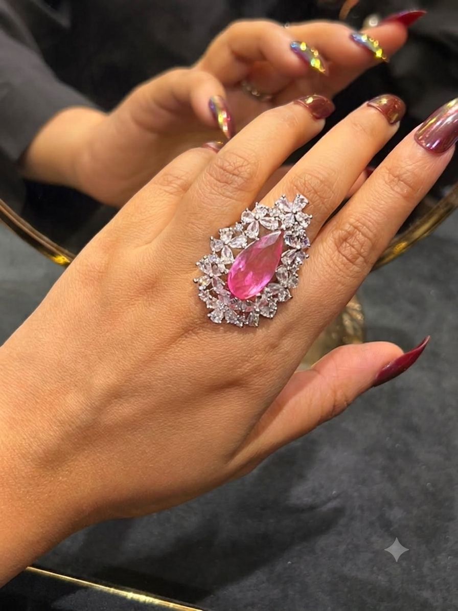 Elegant Kiara Cocktail Rings AJ15
