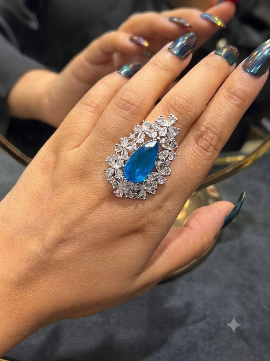 Elegant Kiara Cocktail Rings AJ15