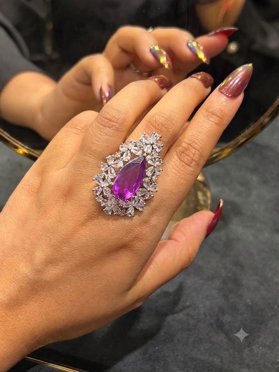 Elegant Kiara Cocktail Rings AJ15
