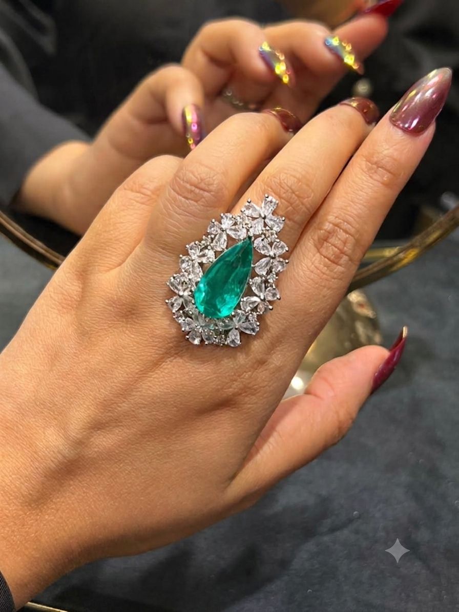 Elegant Kiara Cocktail Rings AJ15