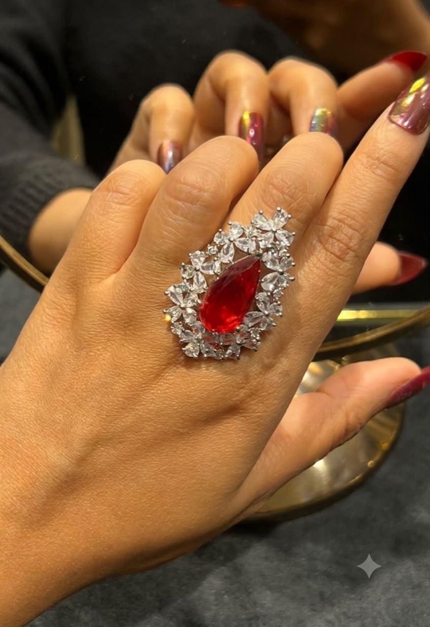 Elegant Kiara Cocktail Rings AJ15