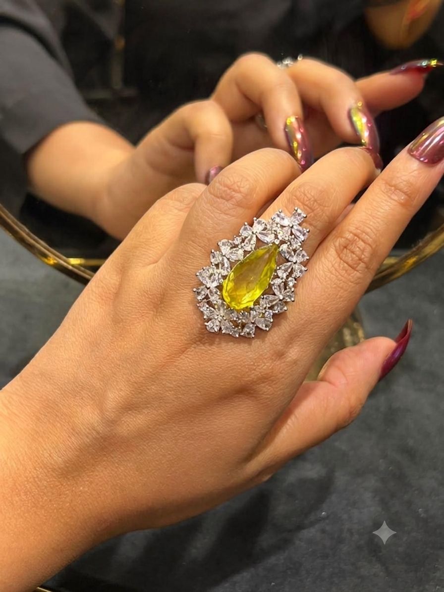 Elegant Kiara Cocktail Rings AJ15