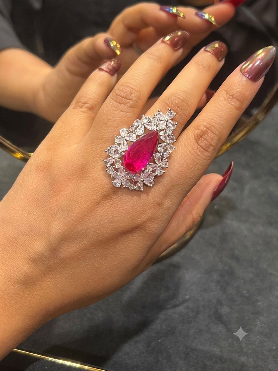 Elegant Kiara Cocktail Rings AJ15