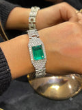 Navya openable Flexible bracelets in American Diamonds openable flexible bracelet AJ42