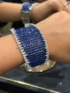 Beautiful Saiyaara Bracelets in invisible settings of American diamonds are openable AJ17
