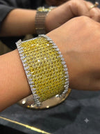 Beautiful Saiyaara Bracelets in invisible settings of American diamonds are openable AJ17
