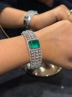 Elegant Naina Openable Bracelets in American Diamonds AJ21
