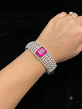 Elegant Naina Openable Bracelets in American Diamonds AJ21