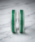 Pawani Bangles, each pair of 2 bangles in an invisible setting of American diamonds AJ27
