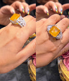 Riya-2 Doublet Diamonds Rings Adjustable rings AJ34