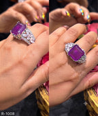 Riya-2 Doublet Diamonds Rings Adjustable rings AJ34