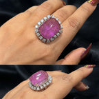 Jiva Rings Gold-plated Rings in adjustable size in Doublet Diamonds AJ32