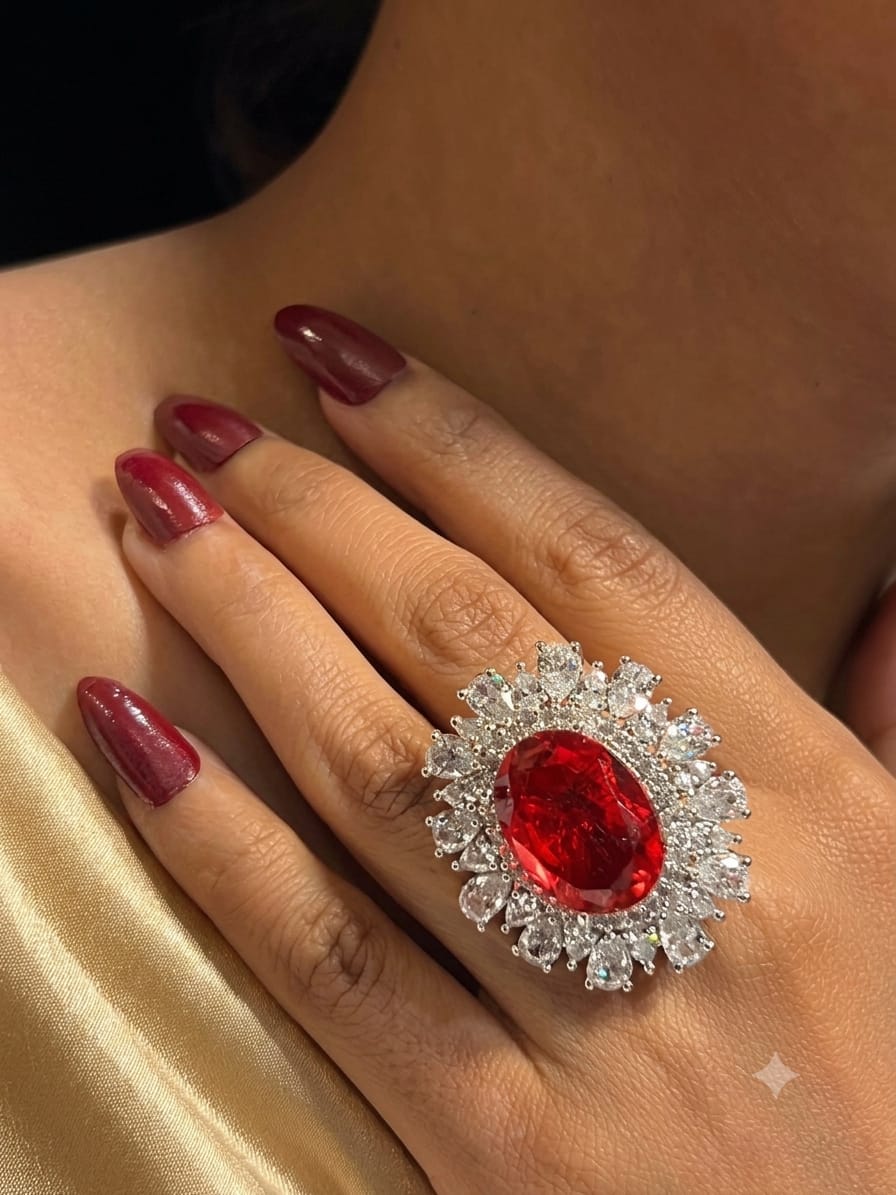 Samaiyra Rings Adjustable rings in cubic zirconia AJ35