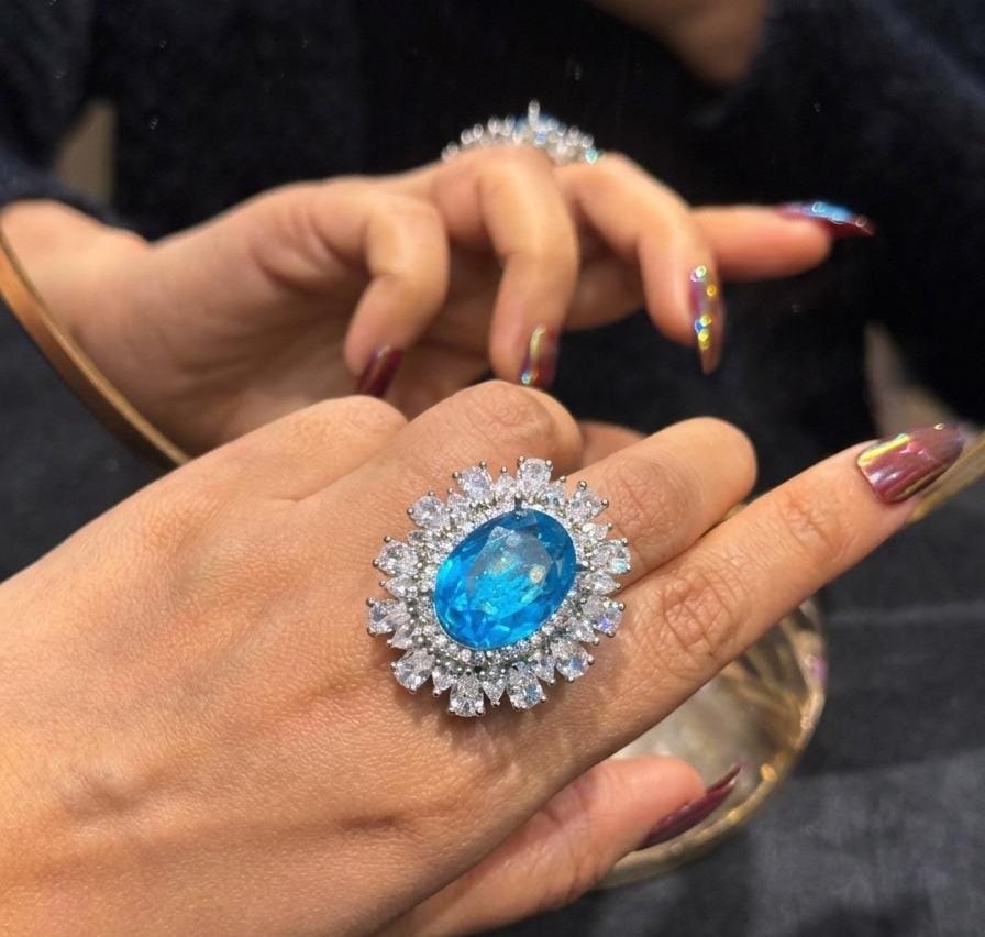Samaiyra Rings Adjustable rings in cubic zirconia AJ35