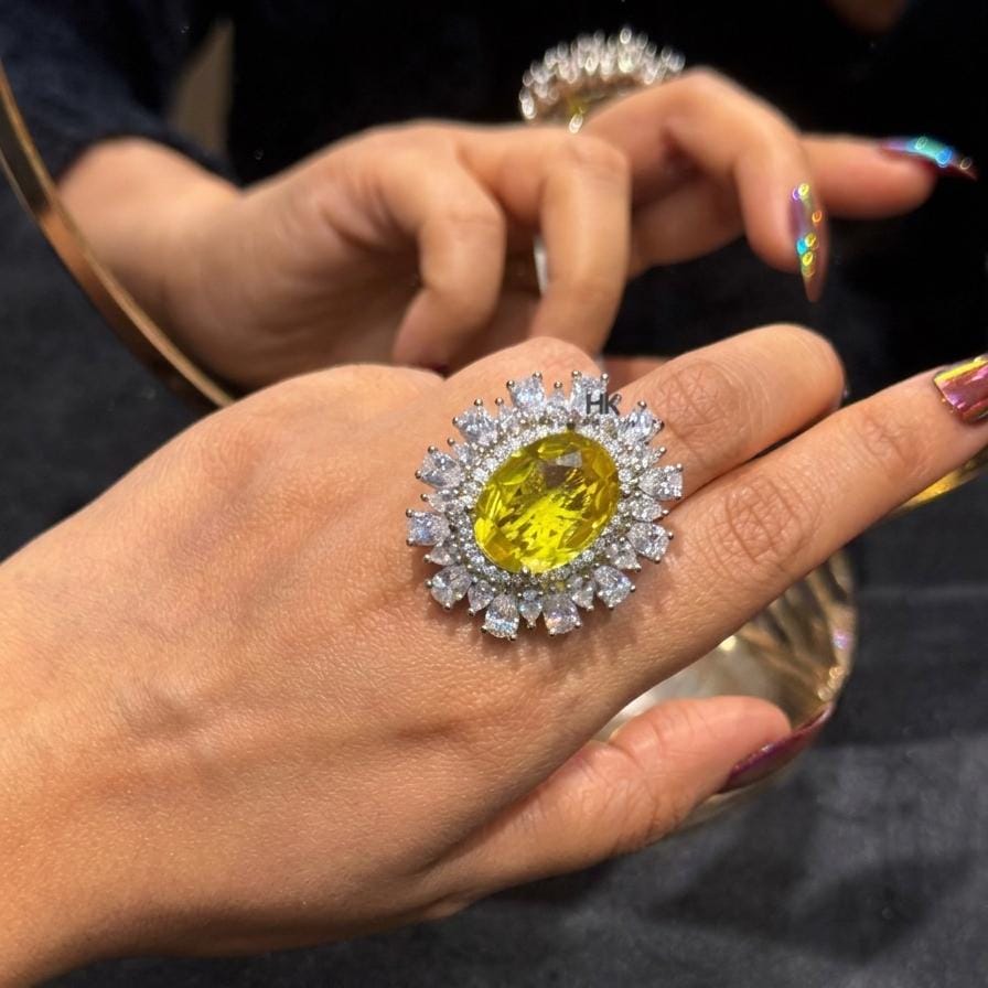 Samaiyra Rings Adjustable rings in cubic zirconia AJ35