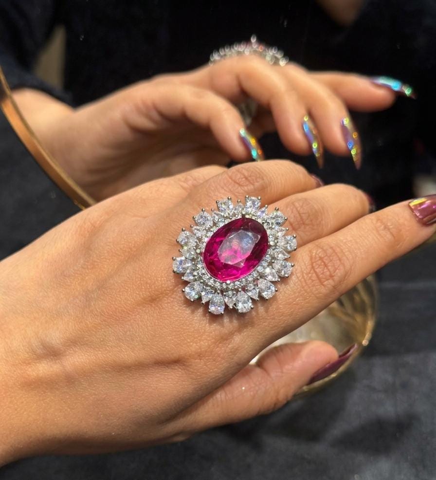 Samaiyra Rings Adjustable rings in cubic zirconia AJ35