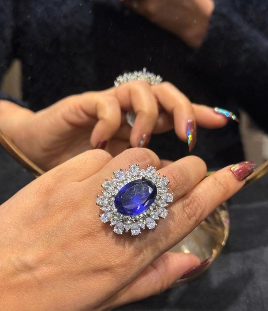 Samaiyra Rings Adjustable rings in cubic zirconia AJ35
