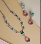 Glam Girly  sets in American Diamonds AJ66