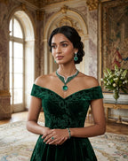 Lavanya Necklace with Luxurious Earrings AJ68