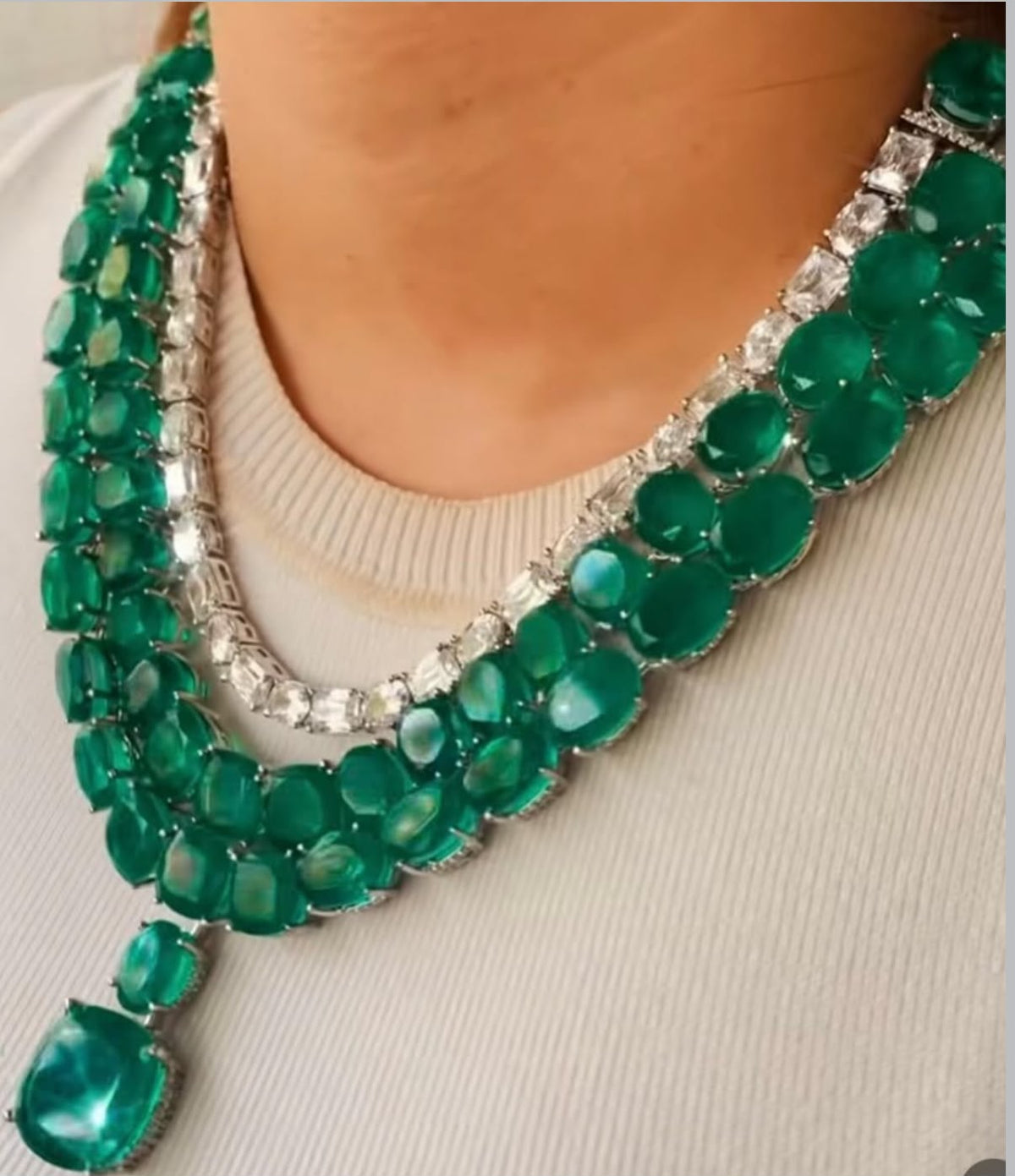 Pakhi Doublet Diamonds necklaces AJ74