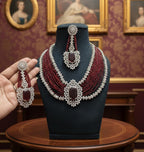 Malika Sets in beads and American Diamonds AJ70
